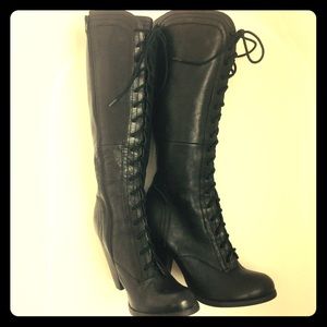 NWOT knee-high leather boots